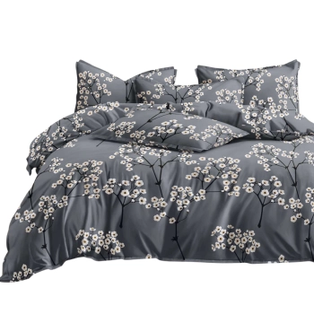 Pościel 140x200 z prześcieradłem bawełna satynowa 4cz PK500